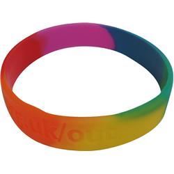 Picture of LGBT+ Rainbow Silicone Wristband
