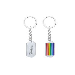 Picture of LGBT+ Rainbow Keyring
