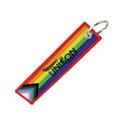 Picture of LGBT+ Embroidered Keyring