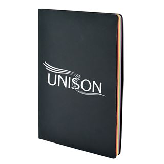 Picture of LGBT+ A5 Black PU Cover Notebook