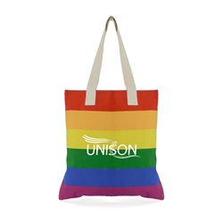 Picture of LGBT+ Canvas Rainbow Shopper