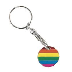 Picture of LGBT+ Rainbow Trolley Keyring