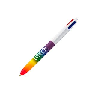 Picture of LGBT+ BiC 4 Colours Rainbow Ballpen