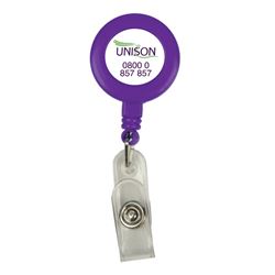 Picture of Yo Yo Badge Reels in Purple