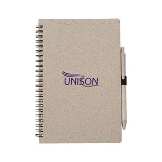 Picture of Wheat Straw Notebook with Pen